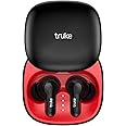 truke Buds S2 Lite True Wireless Made in India Earbuds with MEMS Quad-Mic ENC, 48H Playtime, 10mm Real Titanium Speaker, Gaming Mode, Type-C Fast Charge, AAC Codec, BT 5.1, IPX4 (Red Black)