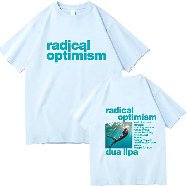 Maglietta Ufficiale Dua Lipa Training Season - Merchandise Radical Optimism | Cotone, Unisex Adulto - Foto 7