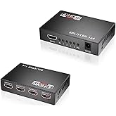 4 Portlu HDMI Splitter Dağıtıcı, 1 Giriş 4 &Ccedil;ıkışlı, Aynı Anda G&ouml;r&uuml;nt&uuml; Dağıtımı, 1.4V 1080P,