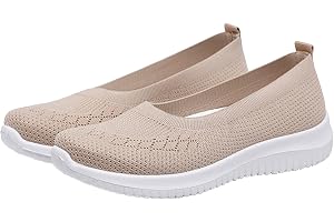 Dam ortopediska skor slip-on sneakers sommar bekväma promenadskor bak öppna sommarskor ventilerande fodrade sportskor stickad