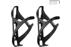 corki Cycles - Soporte para Botella de Agua para Bicicleta, Carga Lateral Derecha, para Bicicletas de Carretera y montaña, Color Negro, Paquete de 2
