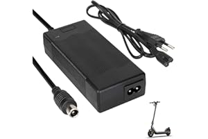 HPGAAVD 42V 2A Cargador Patinete Electrico Compatible con Xiaomi M365，Pro，Pro 2，Mi 3，1s，36 V Cargador Universal de Baterías Litio para Ninebot G30/E/F Series，84W AC DC 8mm para Scooter Electrico