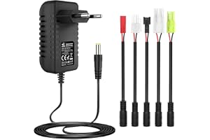 melasta Intelligent 2,4 V 3,6 V 4,8 V 6 V 7,2 V 8,4 V 9,6 V 10,8 V 12 V NIMH/NICD-laddare för 2–10 S RC batteri (kompatibel m