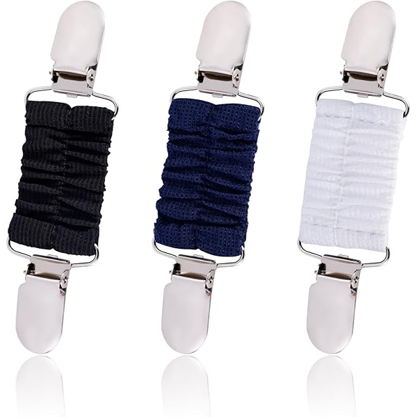 6 Clip Per Maglioni E Cardigan - Set In Metallo E Poliestere, 3 Colori, 13 Cm - Foto 4