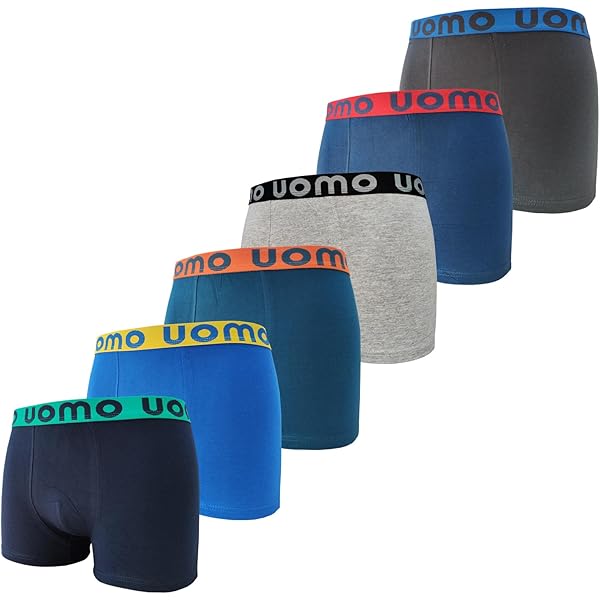 UnderWunder Jongens Boxer | Blauw/monkey 2-Pack