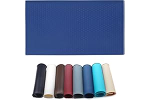 AMZNOVA Pet Feeding Mat Dog Cat Bowl Mat 48cm×30cm Large Waterproof & Anti-slip Food Grade Silicone Pet Food Mat, Navy Blue
