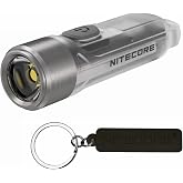 NITECORE TIKI EDC Flashlight Keychain-300 Lumens Flashlight Keychain-Keychain Portable Compact Flashlight USB-C Rechargeable