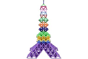 Jokooan Costruzioni Magnetiche 220 pcs, Bastoncini Magnetici Giocattoli Magnetici Giocattoli da Costruzione, STEM Giocattoli Montessori Giocattoli di Apprendimento Intelligenza per Bambini