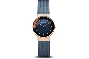 BERING Women's Quartz Movement Watch - Classic Collection with Stainless Steel and Sapphire Glass 10126-XXX