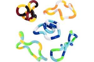 MOONSING Fidget Twister Handspielzeug, Hand Tangles Wickelspielzeug, Stressabbau Twister Fidget Toy Hand-Augen-Koordinationsspielzeug (5 Stück)