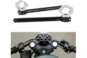 AnXin 36mm 7/8 "Manubrio Clip-on per moto Manubrio Forcella CNC Tubo sostituibile per H1 Z1 EL EX KL KLX KX KXT EN KH KZ Cafe Racer Clip su moto normale