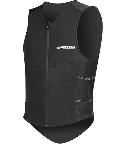 Gilet Protettivo Per Schiena Komperdell Core Vest Light - Donna, Nero/Rosa, Taglia M, Protezione EN 1621-2 Livello 2, Leggero E Rimovibile