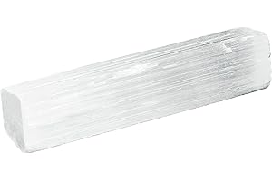 NKlaus Selenite Naturale Bastone di Cristallo Grezzo 10cm Bacchetta di Pietra Gemma Cristallo di Quarzo 15315