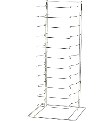 Set 10 Teglie Pizza Relaxdays &empty;32cm - Antiaderente In Acciaio Al Carbonio, Per Forno