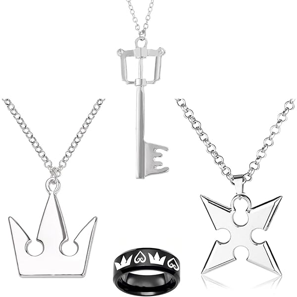FEIDIAO Sora Keychain Kingdom-Heart Sora Keyblade Pendant Keyring
