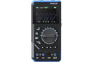 DEWIN DST-210 Handheld Oszilloskop, 3-in-1 Digital Oszilloskop Multimeter Signalgenerator 10 MHz Bandbreite 19999 Zählungen 48 MSa/s