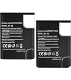 Vhbw 2x Batteria Compatibile Con Avus C22, C12 Smartphone Cellulare 1200mah 3 7v Li Ion 93646712