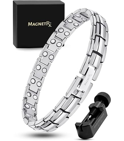 Bracciale Magnetico Per Drenaggio Linfatico Bracciale Dimagrante Terapeutico Che Favorisce La Circolazione Sanguigna - Foto 6