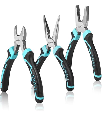 Lot De 4 Pinces à Verrouillage US PRO - 12,7 Cm, 16,5 Cm, 17,8 Cm, 25,4 Cm - Bec Long Courbé Et Droit - 14
