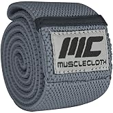 MuscleCloth حلقة نشطة الفرقة المقاومة الفرقة رمادي الثابت
