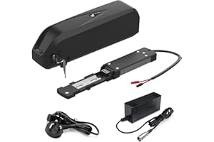 Yasco Power 52v Ebike Battery 13Ah Removable Down Tube Large Capacity Lithium Battery for 500w/750w/1000w Electric Bike Rechargeable Power with 30A BMS Protection