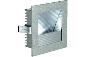 SLV Frame Curve/Internal Illumination, LED, recessed Wall Light, Ceiling spot / 3000 1W 60lm Grey, Aluminium, 1 W