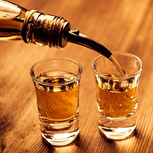 Mudder Edelstahl Flaschenausgießer Weinausgießer Ausgießer Flasche Stopfen aus Edelstahl mit konischer Tülle, 12 Stück - 5