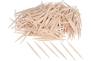 INNSPIRO Maxi Pack Palillos planos natural 65mm. 2500u., de madera, para Manualidades, adornos, crear construcciones.