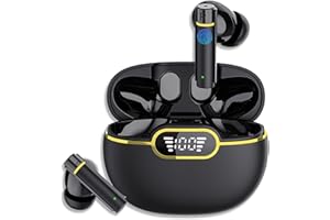 Ajblg Kabellos,Bluetooth Kopfhörer In Ear Ohrhörer Wireless Mit Mikrofon, Ipx7 wasserdichte BerüHren Kontrolle GanztäGige Spielzeit USB C Kopfhörer Sport