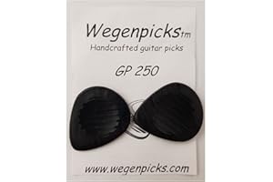 Wegen Picks GP 250 Lot de 2 médiators Noir