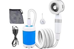 MEIION BertausDouche portable extérieur PL80 - Douche électrique 5000 mAh pour camping et usage intérieur/extérieur