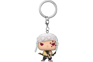 Funko POP! Brelok do kluczy: Demon Slayer - Tengen Uzui Novelty Keyring - kolekcjonerska mini figurka - wypełniacz do pończoch - pomysł na prezent - oficjalny towar - fani anime - dekoracja plecaka