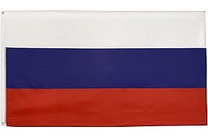 FlagScout - Russland Flagge | 90 x 150 cm | Flaggen mit top Qualität, hochwertiger Verarbeitung und kräftigen Farben
