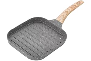 PZURYHG Poêle à griller pour barbecue | Poêle à griller, poêle à steak, poêle à steak, de barbecue en fonte, poêle à griller en acier inoxydable, multifonction pour la maison, la cuisine, le