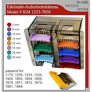 Set of 8 Combs for Wahl Clipper Kit/Rex Arco/Fox Dog Toy - Image 2