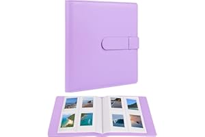 RUIBYTREE 256 Bolsillos Mini Álbum de Fotos para Fotos Polaroid,Adecuado para Fujifilm Instax Mini 12 11 9 8 7S 50S 40 26 25 EVO LiPlay Instant Camera/Mini Link SP-1 Printer (Morado)