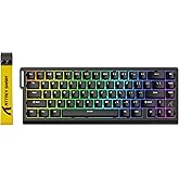 ATTACK SHARK X68 HE Teclado 8000Hz Rapid Trigger, Teclado Gaming RGB con Interruptor Magn&eacute;tico de 60%, Precisi&oacute;n RT de 0,01 m