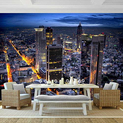 Fototapete Frankfurt am Main 352 x 250 cm – Vliestapete – Wandtapete – Vlies Phototapete – Wand – Wandbilder XXL – !!! 100% MADE IN GERMANY !!! Runa Tapete 9038011b - 2
