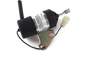 SINOCMP 16851-60014 052600-4531 052600-4530 Solenoide di arresto carburante 12 V per Kubota Z482 Denso BX7410D BX2230D RTV900R RTV900T B7410D