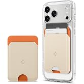 Spigen Caseology MagSafe Destekli C&uuml;zdan Nano Pop v2 Bej - AFA11341 (Spigen TR Garantili)