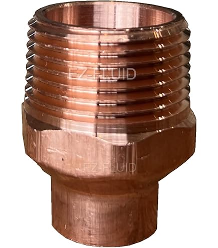 EFIELD 30-Pack 1/2" Copper Tee Fittings - Sweat Solder Plumbing Connections
