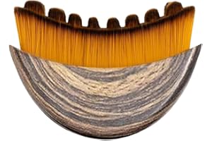 DULFAX Massaggiatore per Il Drenaggio Linfatico del Viso, Spazzola Asciutta Linfatica per Contorno Viso e Collo Design Ergonomico Dry Brushing per Massaggio