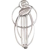 Alexander Castle Collar Charles Rennie Mackintosh De Plata De Ley 925 Y Circonita Cúbica Morada Para Mujeres, Adolescentes Y Niñas, Con Cadena De
