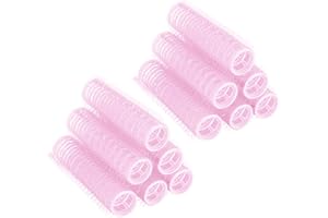 CPJJ Bigoudis Cheveux, Heatless Hair Curlers, Heatless Curling, Rouleaux, Bigoudis Magiques à Cheveux pour Tous Les Cheveux Courts, Moyens Ou Longs, 12 pièce