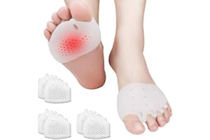 Eurtes Zehenspreizer 3 Paar (6 Stück) Hallux Valgus Zehenspreizer Fußschmerzen lindern bunion Zehenspreizer Silikon halux corrector (3 Paar (6 Stück))