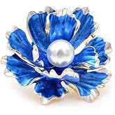 YouBella Jewellery Latest Stylish Crystal Unisex Floral Brooch for Wedding/Party for Women/Girls/Men