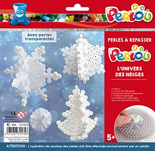 Kit perles et plaques standard (Ø5 mm) L'univers des neiges - Perlou