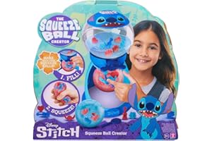 BANDAI, Squeeze Ball Maker Stitch, Multicolor CO8261, CREA tu Pelota Squeeze con figuritas de Stitch