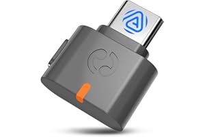 Avantree C82 Aura – Émetteur Audio Auracast avec Modes Privé et Public, Diffusion Multi-Appareils Auracast, Bluetooth 5.4 Qualcomm, Mise à Jour du Firmware, Adaptateur USB-C pour PC, Mac et Téléphones