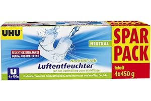 UHU Luftentfeuchter Nachfüll-Tabs 4x450g